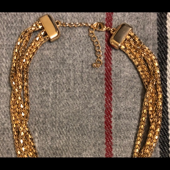 Multilayer gold necklace - Picture 2 of 2
